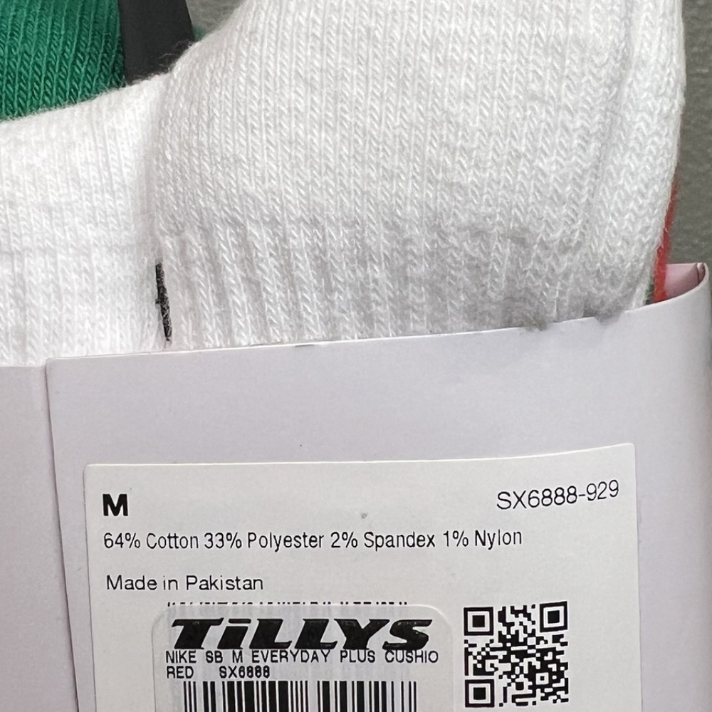 Nike Everyday Plus Dri Multicolor Crew Socks 3 Pair Size Women 6-10 Men 6-8 NWT - Picture 2 of 5